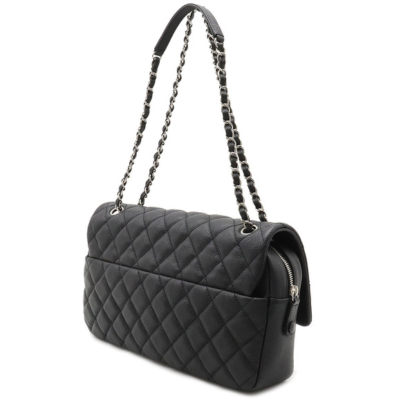 CHANEL MATELASSE COCOMARK ラムスキン Chanel Matelasse Coco Mark Rhinestone Chain Bag Golden